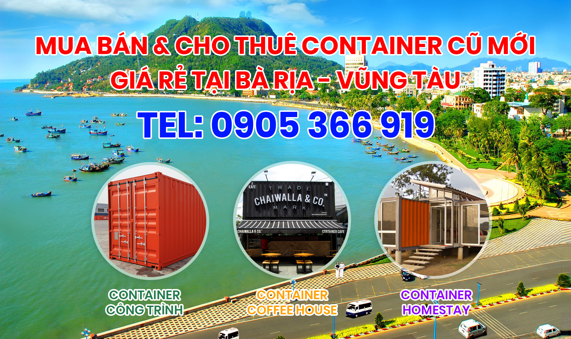 Mua bán và cho thuê container cũ mới giá rẻ tại Bà Rịa - Vũng Tàu